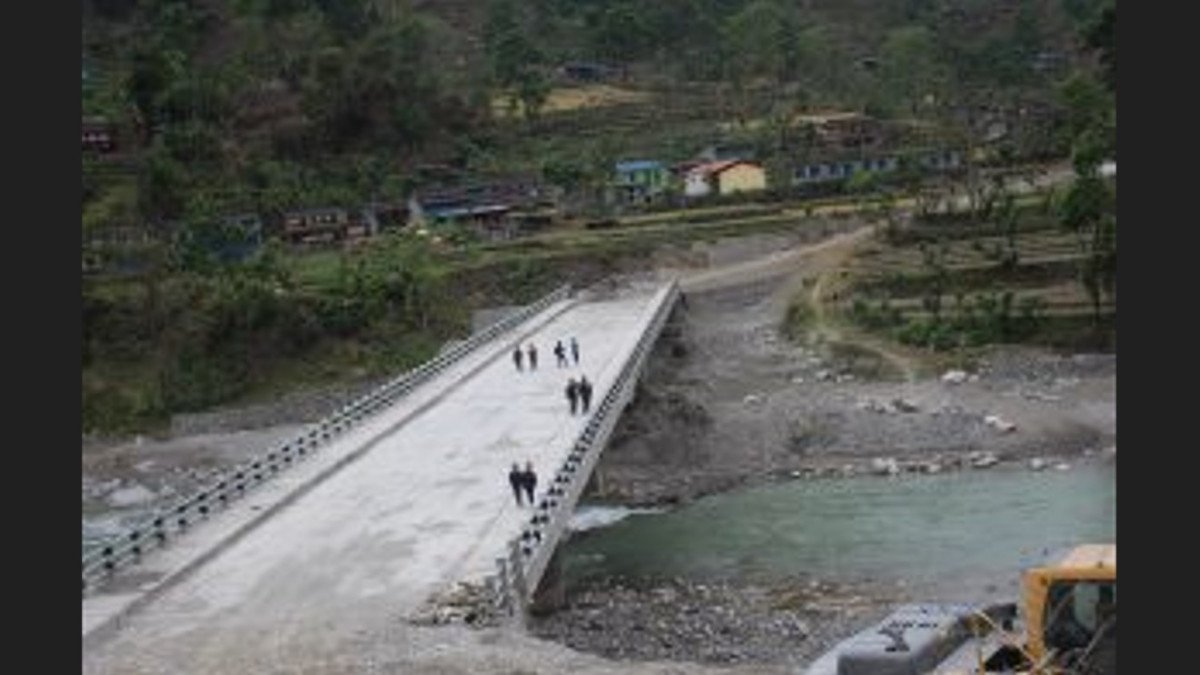 म्याग्दीमा आठ महिनामा छ पुल निर्माण, गाउँघरमा यातायात सहज बन्दै