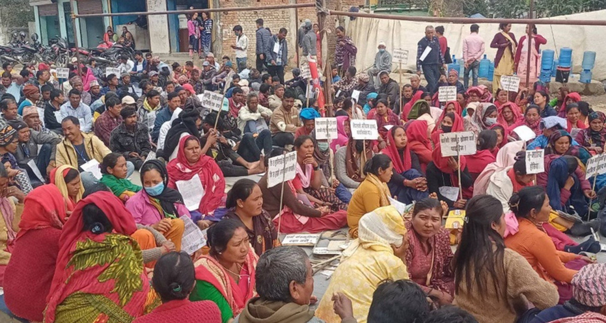 आन्दोलनरत गुठीपीडित मोही किसानलाई वार्तामा आउन आह्वान